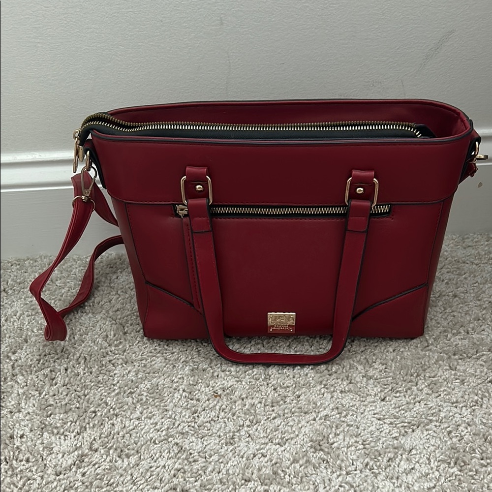 Chic Red Tote Bag